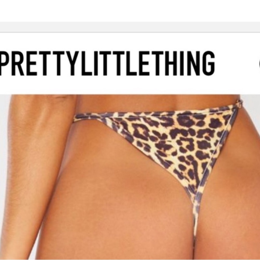 PrettyLittleThing NWT Leopard Plunge
Bikini Set - Picture 9 of 15